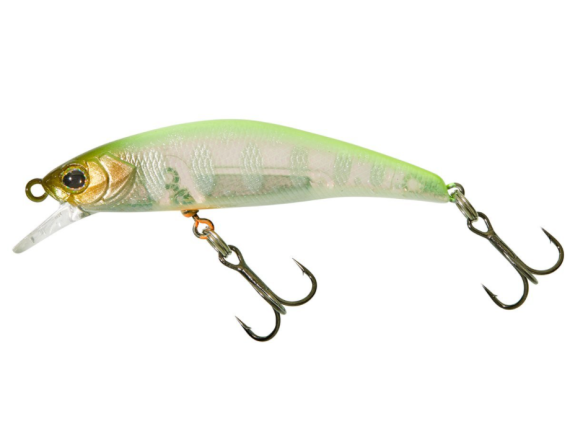 Vobler Illex Tricoroll Minnow Sinking 63 SHW, Chartreuse Back Yamame, 6.3cm, 7g SI.43197
