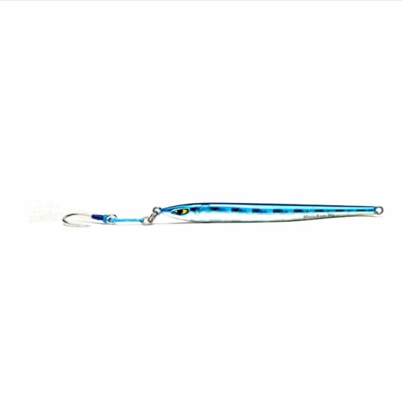 Pilker Mustad Jig Moonriser, Blue Red Chrome, 20cm, 120g F.M.JIG03.BRC.120