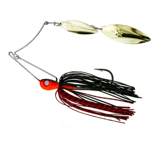 Spinnerbait Mustad Arm Lock, Black/Orange, 10g F.M.ALSBDWBO10