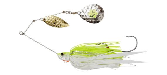 Spinnerbait Savage Gear Da' Bush Sinking, Yellow White Silver, 14cm, 21g SG.72604