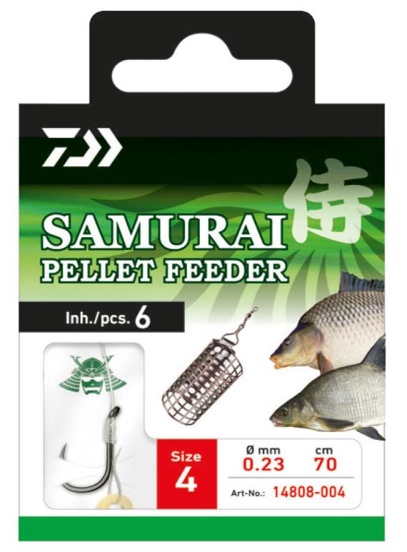 Carlige Legate Daiwa Samurai Pellet Feeder, 6buc/plic A.14808.004