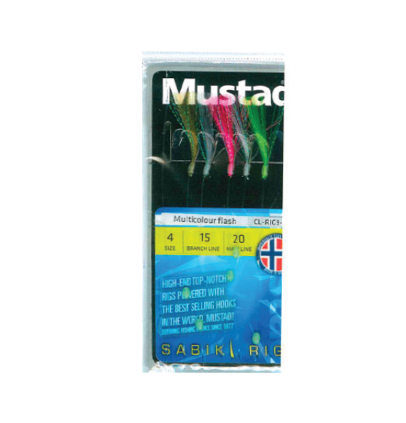 Taparine Mustad Multicolour Flash, 5buc/plic M.CL.RIG9.4