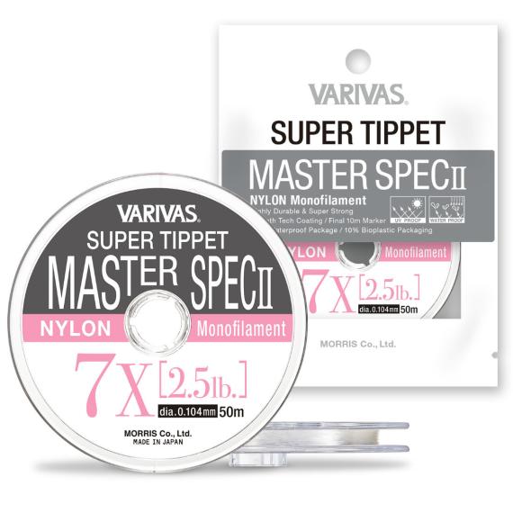 Fir super tippet master spec ll nylon 7x 50m 0.104mm 2.5lb v7507x