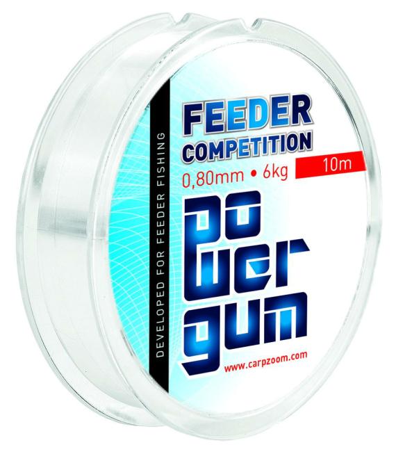 Power gum feeder 10m 1.25mm 10kg transparent cz3925
