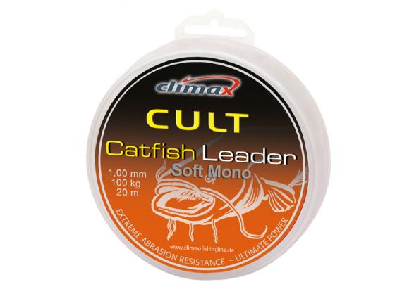 Fir Inaintas Monofilament Climax Cult Catfish Leader Soft Mono, 50m 8741-10050-100