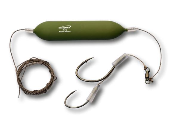 Montura pentru Somn Climax Cult Catfish Lobworm RIG, 2 x Carlige Nr. 7/0 si Nr. 9/0, 0.92mm/80kg, 180cm 9910-00015-090