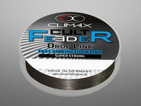Fir textil climax cult fast sinking feeder droplink 10m 0.09mm 4.1kg dark grey 9920-00001-009