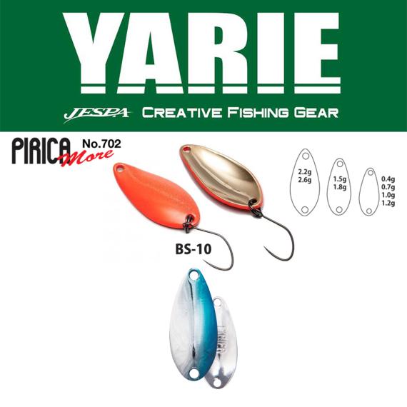 Lingurita Oscilanta Yarie 702 Pirica More, Culoare BS-10 Blue/Silver, 1.8g Y70218BS10