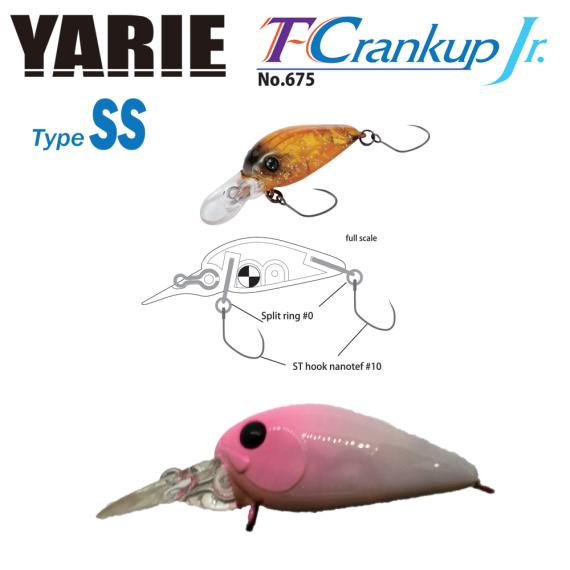 Vobler Yarie Jespa 675 T-Crankup Jr. Type SS, C30 Matsupin, 2.8cm, 2.1g Y67521C30