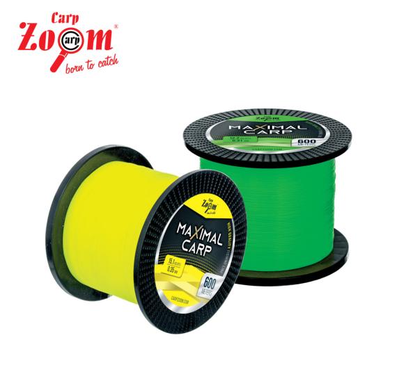 Fir Monofilament Carp Zoom Maximal Carp, Fluo Green, 600m CZ7793