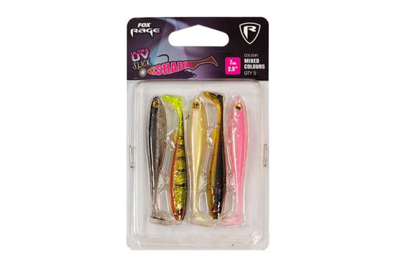 Fox rage zander pro shad uv 10cm mixed color