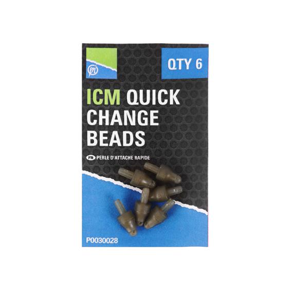 Conector Schimbare Rapida Rig Preston ICM Quick Change Beads, 6buc/blister P0030028