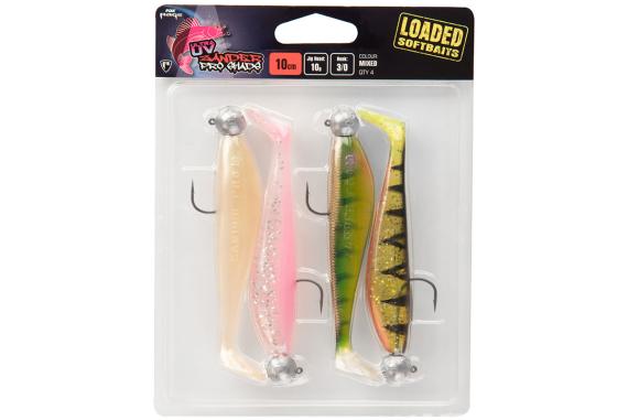 Fox rage ultra uv zander pro shad loaded lure pack nmc018