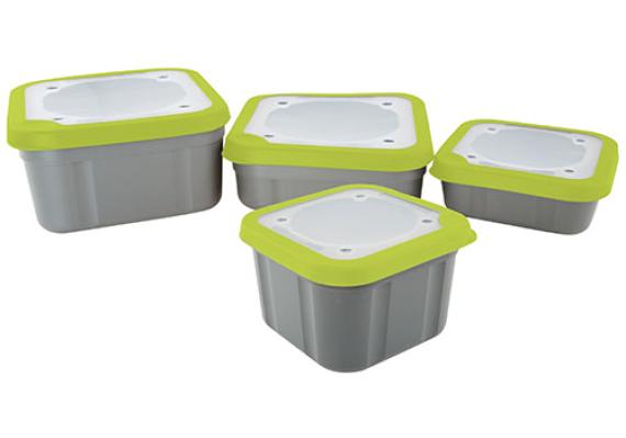 Cutie pentru Momeala Matrix Grey/Lime Bait Boxes Solid Tops GBT016