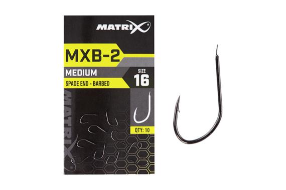 Carlige Matrix MXB-2 Barbed Spade End, 10buc/plic GHK156