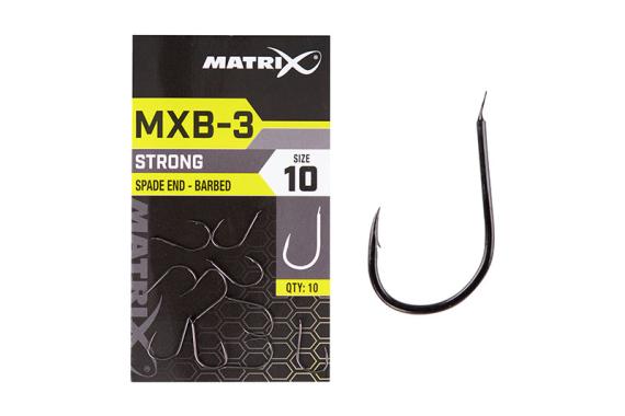 Carlige Matrix MXB-3 Barbed Spade End, 10buc/plic GHK160