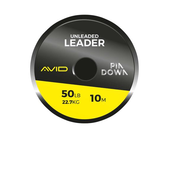 Fir Leadcore fara Plumb Avid Carp Pin Down Unleaded Leader, 50lbs, 10m A0560002