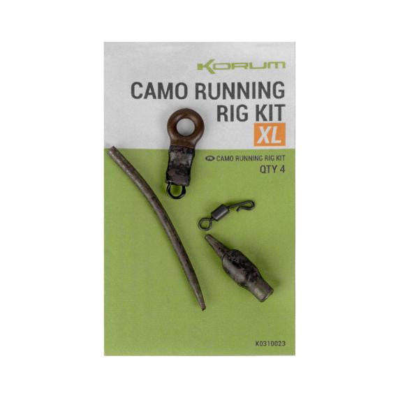 Kit Montura Feeder Korum Camo Running Rig, 4buc/plic K0310022