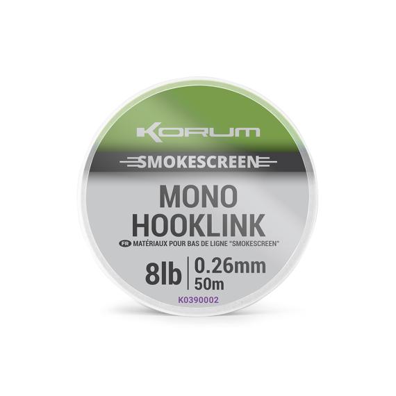 Fir Monofilament Korum SmokeScreen Mono Hooklink, 50m K0390001