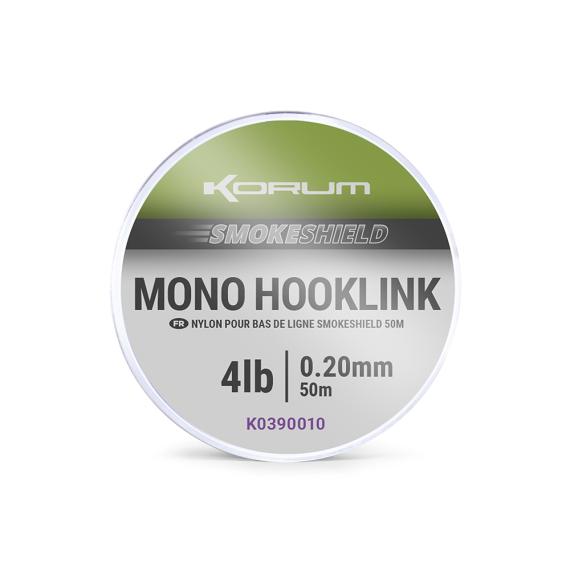 Fir Monofilament Korum SmokeShield Mono Hooklink, 50m K0390010