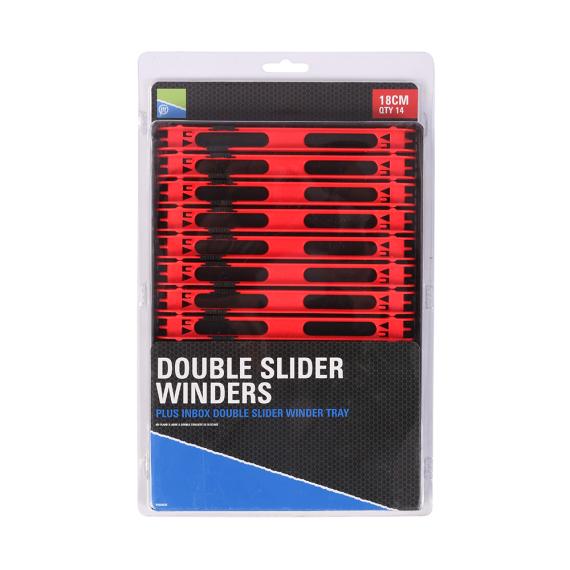 Double slider winders  - 18cm in a tray