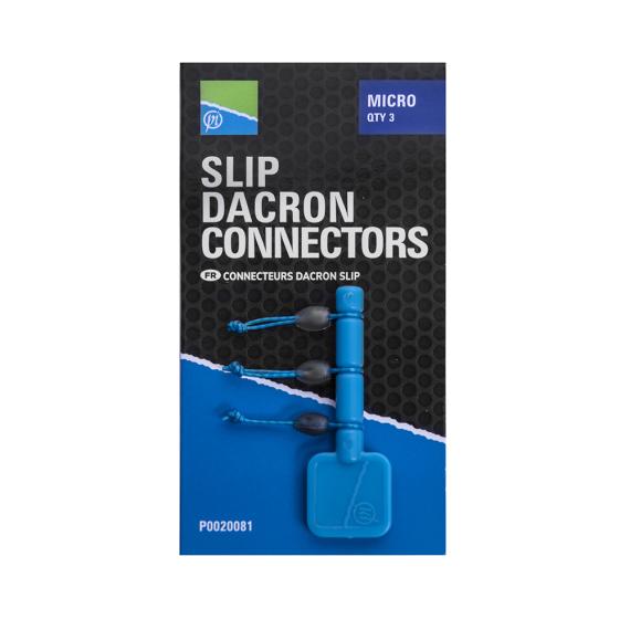 Slip dacron connector - micro