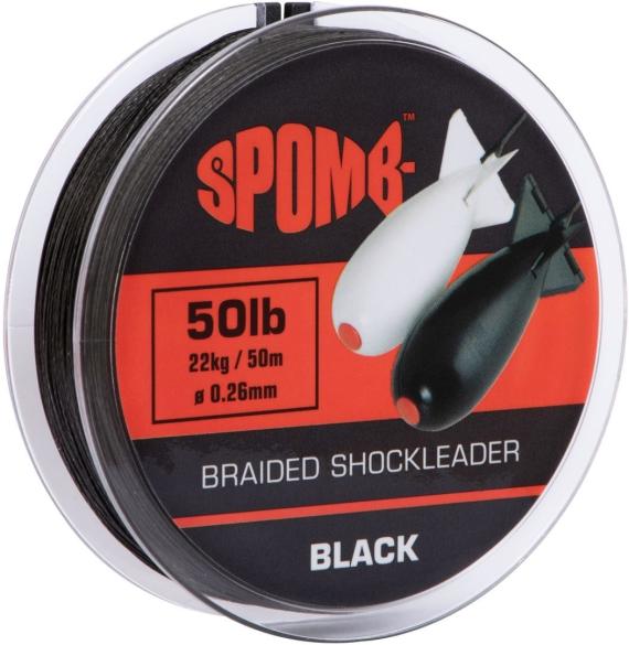 Fir Textil Inaintas Spomb Braided Shockleader, Black, 0.26mm, 22kg, 50m ,DBL002