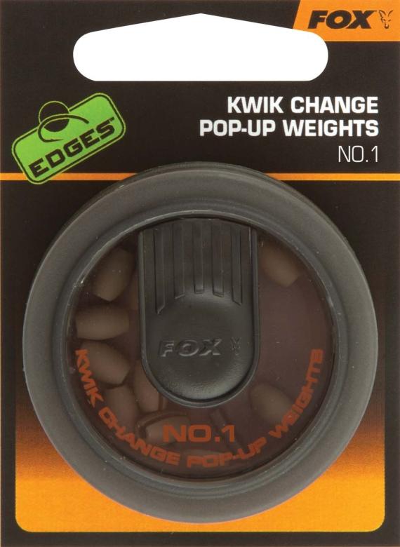 Plumbi Fox Kwik Change Pop-Up Weights, No.1, 10buc/blister CAC761