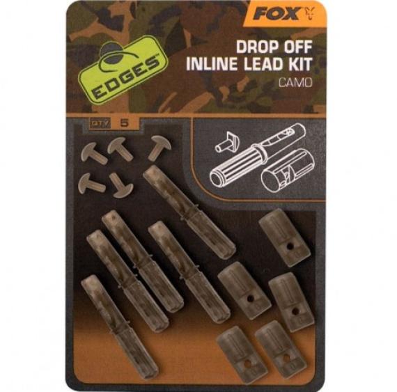 Kit Fox Camo Inline Lead Drop Off Kits, 5buc/set CAC782