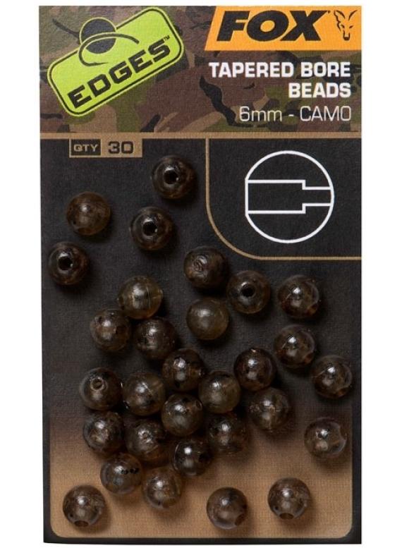 FOX Edges Camo Tapered Bore Beads Camo, 30buc/plic CAC769