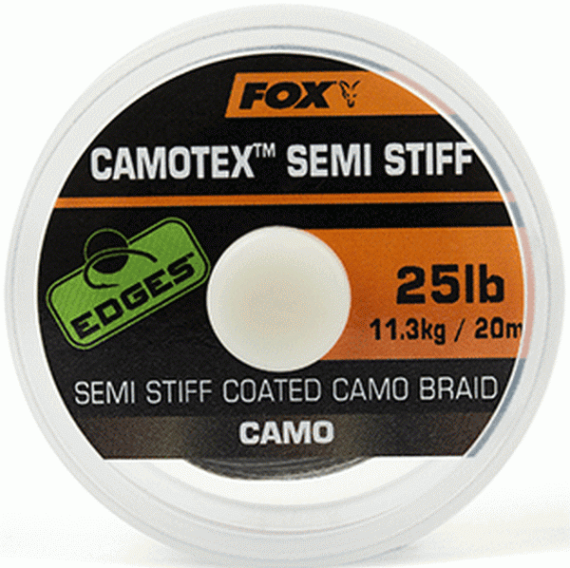 Fir Textil Fox Edges Camotex Semi Stiff, 20m , cac743