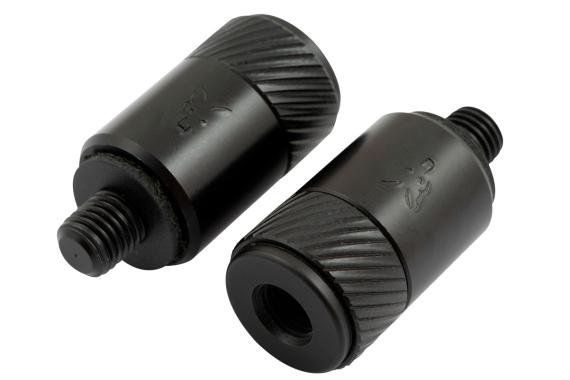 Conector Fox Black Label QR Adaptor, Negru, 2buc/blister CBS061