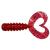 Grub Rock'N Bait Owner Cultiva Ring Twin Tail Shrimp Red, 3.5cm, 0.6g, 12buc/plic 8290532