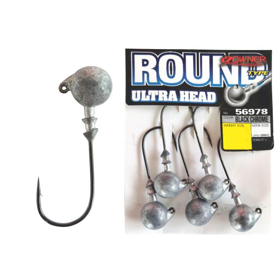 Jig owner lestat 56978 no.4/0 8gr round jig head