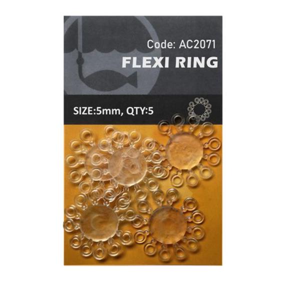 Orange flexi ring no.5 5buc