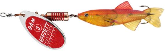 Rotativa 13gr dam effzett minnow red glitter