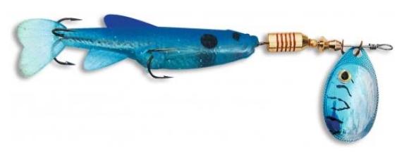 Rotativa 3g 9.5cm zebco minnow flyer blue/silver