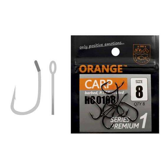 Carlig orange no.12 carp hook series 1