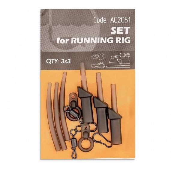 Set orange pentru running rig 3x3buc