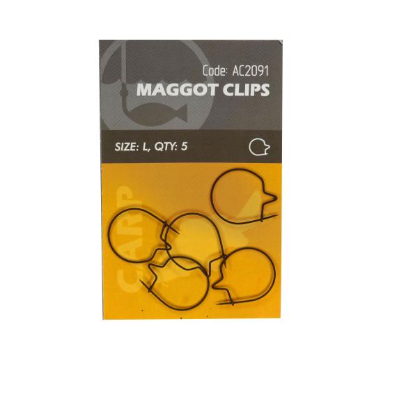 Clip viermi orange size l maggot clips 5buc