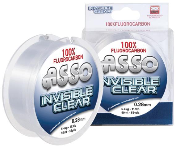 Fir Fluorocarbon Asso Invisible Clear, 50m 605080000