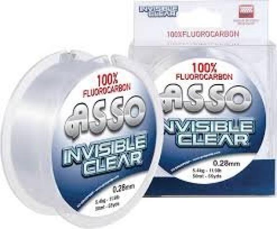 Fir asso fluorocarbon invisible clear 0.19mm 50m