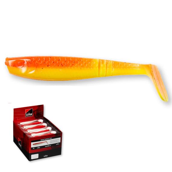 Shad dam paddletail 6.5cm uv orange/yellow