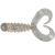 Grub Rock'N Bait Owner Cultiva Ring Twin Tail Clear UV, 3.5cm, 0.6g, 12buc/plic 8290510