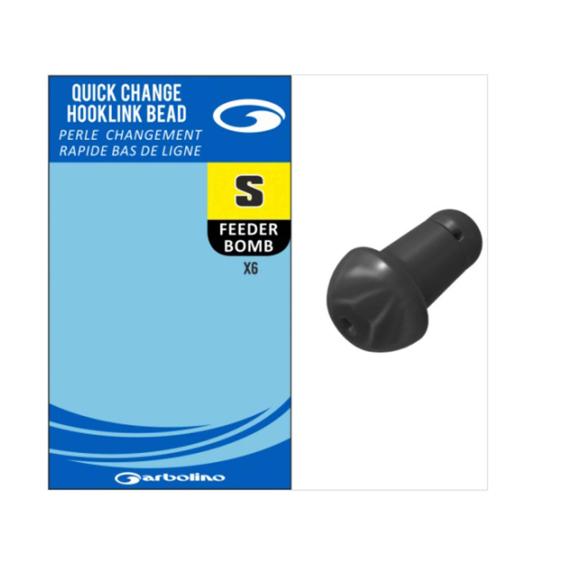 Conector Rapid Garbolino Quick Change Hook Link Bomb Feeder Beads, 6buc/plic 40230GOFAH1301-S
