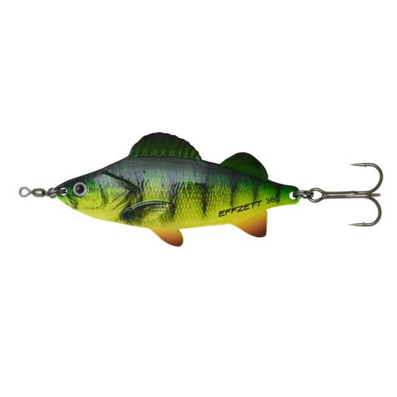 Lingurita Oscilanta DAM Effzett Perch Spoon, Fire Perch UV, 7cm, 17g 13042966663