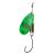 Lingurita Rotativa DAM Effzett Spinner With Single Hook, Green, 6g 13052960622