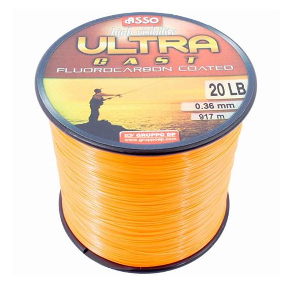 Fir Monofilament Asso Ultra Cast Orange, 1000m 110108100020
