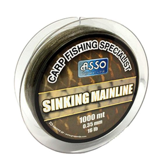 Fir asso sinking mainline brown 0.35mm 1000m