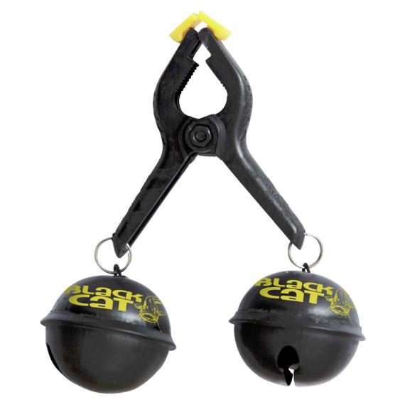 Clopotel dublu black cat big bells black/yellow